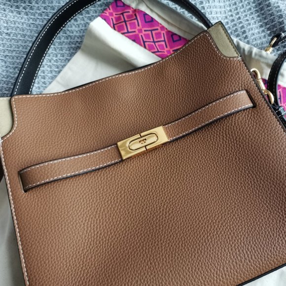 Tory Burch Handbags - New Tory Burch Leather Lee Radziwill Double Bag